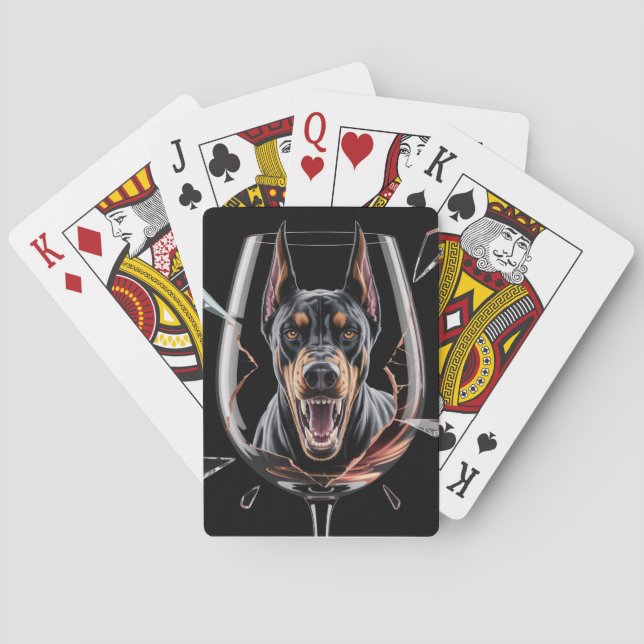 DOBERMAN PLAYING CARDS (Back)