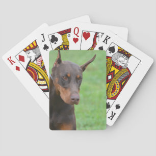 Doberman Playing Cards