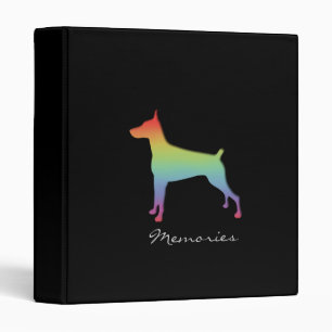Doberman Rainbow Photo Album Binder