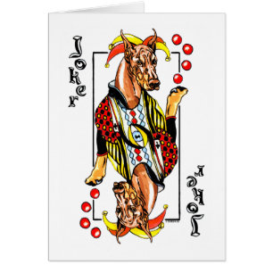 Doberman Red Joker