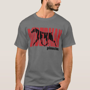 Doberman Silhouette, moving T-Shirt