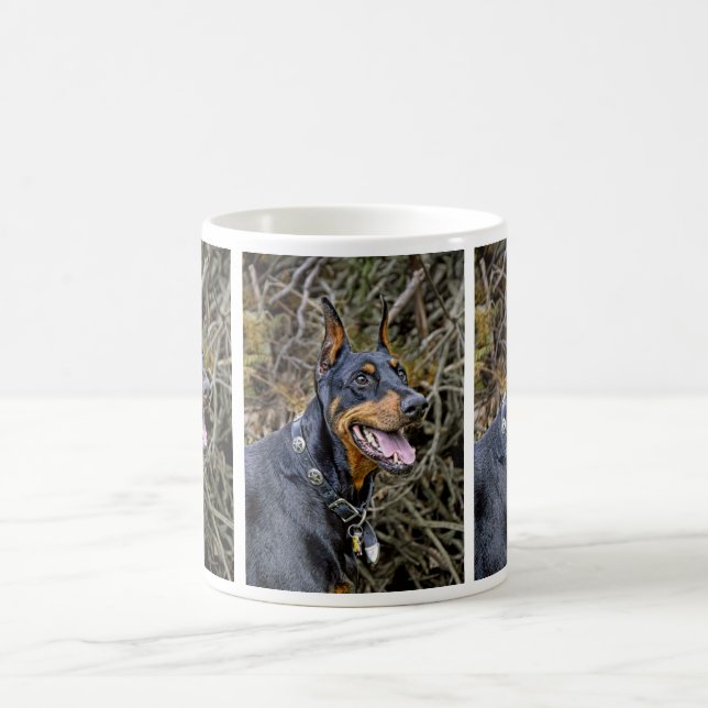 Doberman Smile Mug (Center)