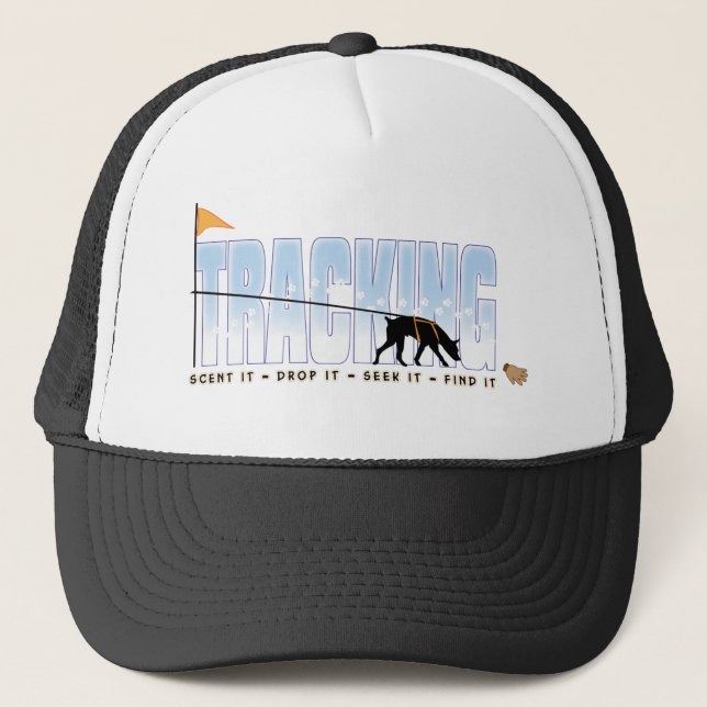 Doberman Tracking Trucker Hat (Front)