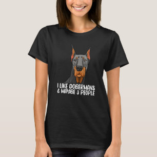 Doberman Tshirt, Dog Lover Tee, Doberman Lover Pre T-Shirt