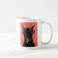 Doberman With Glasses