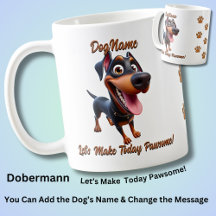 Dobermann, Add Dog's Name, Change Text