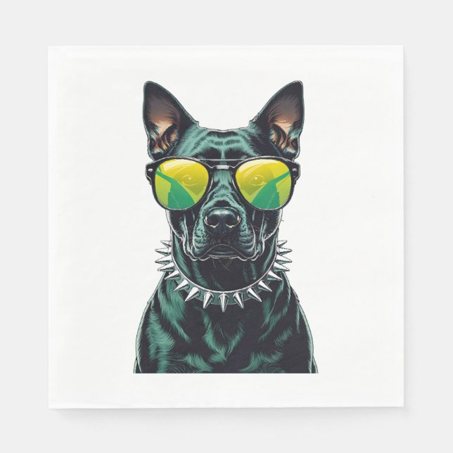 Dobermann Cool Napkin (Front)