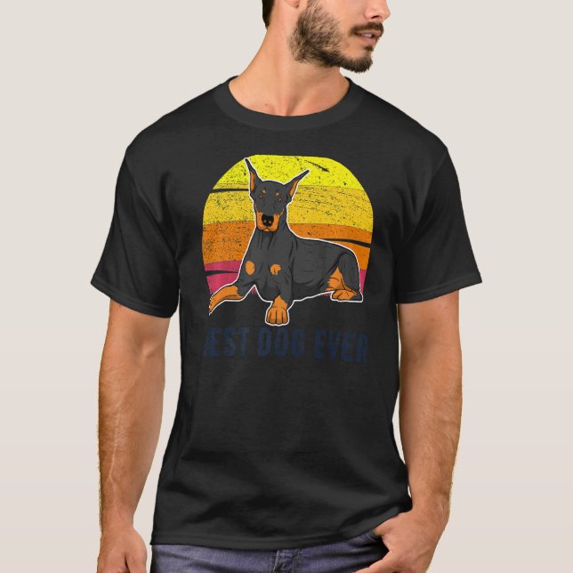 Dobermann Dog Breed  108 T-Shirt (Front)