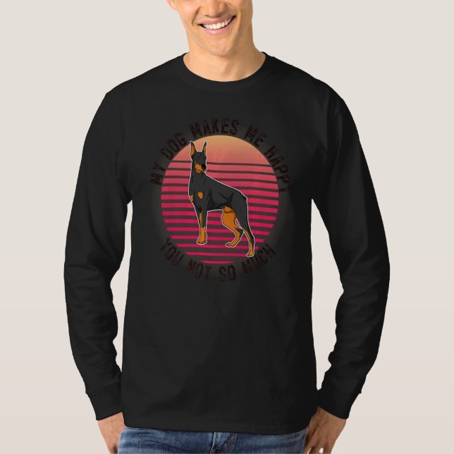 Dobermann Dog Breed  26 T-Shirt (Front)