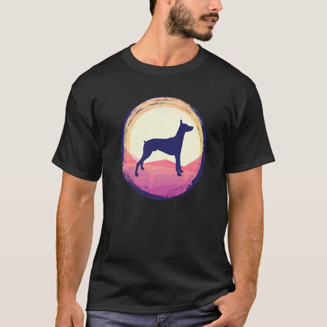 Dobermann Dog Breed  44 T-Shirt (Front)