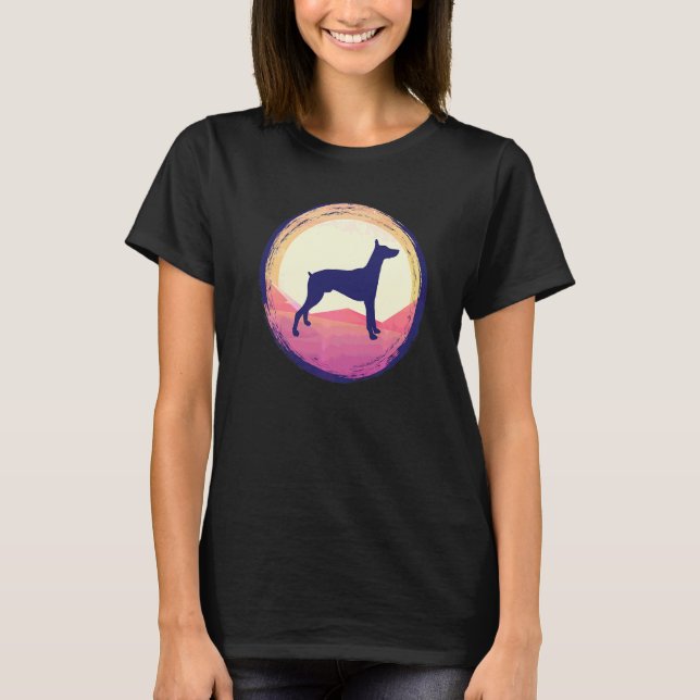 Dobermann Dog Breed  44 T-Shirt (Front)