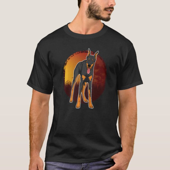 Dobermann Dog Breed  63 T-Shirt (Front)