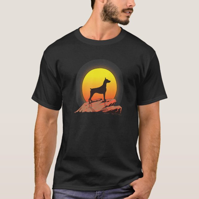 Dobermann Dog Breed  8 T-Shirt (Front)