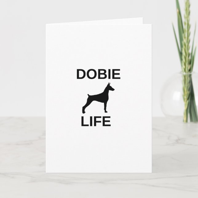 dobie life holiday card (Front)