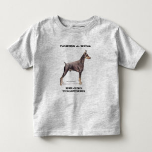 Dobies & Kids -- Doberman Pinscher Toddler T-shirt