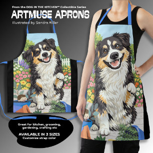 DOBRO Australian Shepherd  All-Over Print Apron