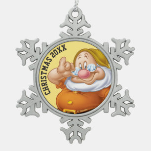 Doc 4 snowflake pewter christmas ornament