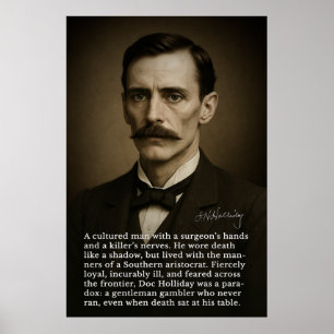 Doc Holliday –  Gentleman, Gambler, Gunfighter Poster