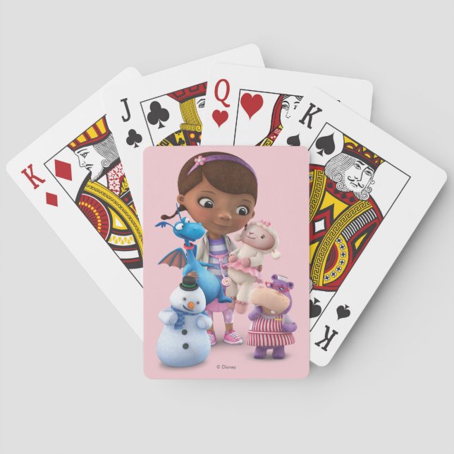 Doc McStuffins and Her Animal Friends Playing Card (Back)