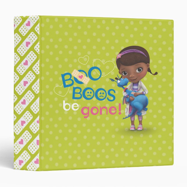 Doc McStuffins and Stuffy - Boo Boos Be Gone Binder (Front/Spine)