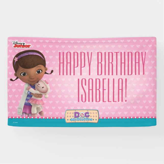 Doc McStuffins Birthday Banner (Horizontal)