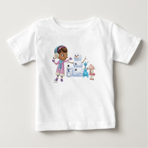 Doc McStuffins Doc McStuffins Playing In Snow Baby T-Shirt