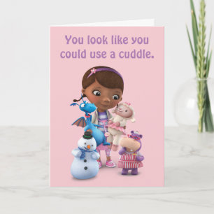 Doc McStuffins & Friends   Get Well Card