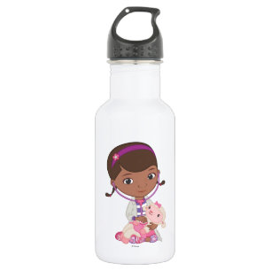 Doc McStuffins Holding Lambie 532 Ml Water Bottle