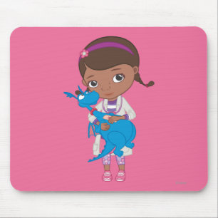 Doc McStuffins Holding  Stuffy Mouse Pad