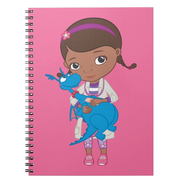 Doc McStuffins Holding  Stuffy Notebook (Front)