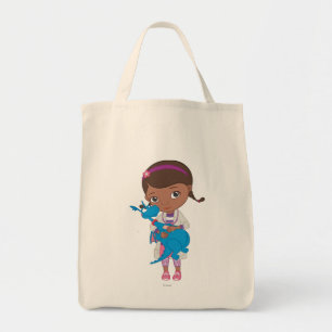 Doc McStuffins Holding Stuffy Tote Bag