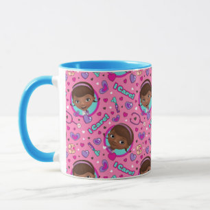 Doc McStuffins   I Care Pink Pattern Mug