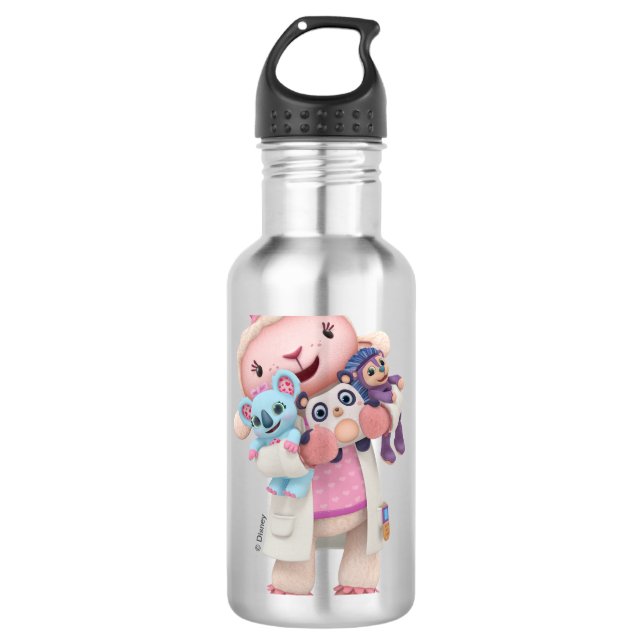 Doc McStuffins | Lambie - Hugs Given Here 710 Ml Water Bottle (Front)