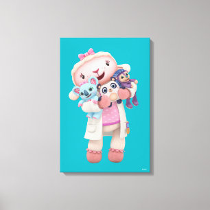 Doc McStuffins   Lambie - Hugs Given Here Canvas Print