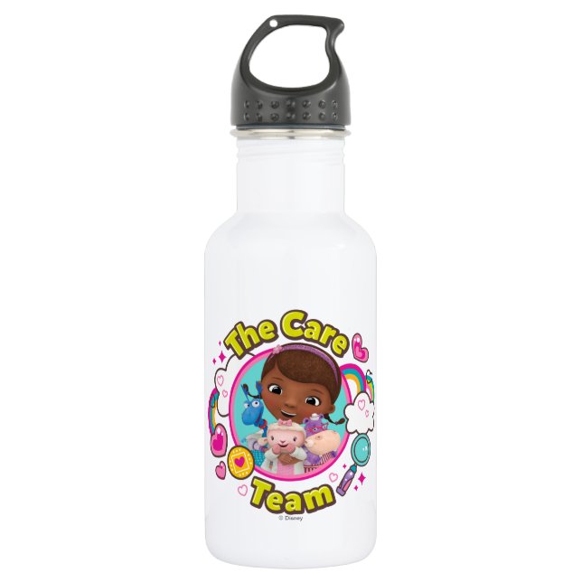 Doc McStuffins | The Care Team 532 Ml Water Bottle (Front)