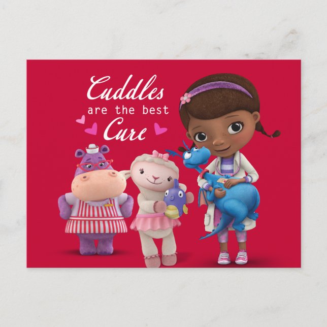 Doc McStuffins Valentine Holiday Postcard (Front)