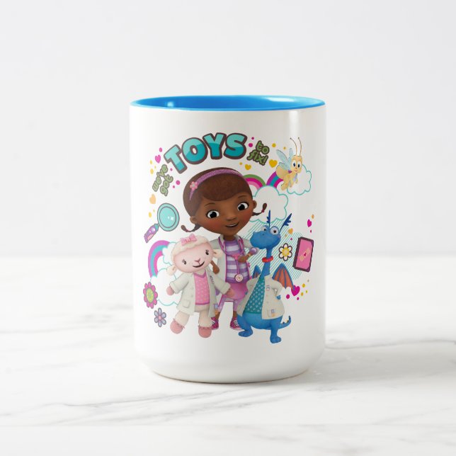 Doc McStuffins | We've Got Toys to Fix Two-Tone Coffee Mug (Center)