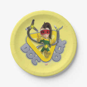 Doc Ock Character Badge Paper Plate
