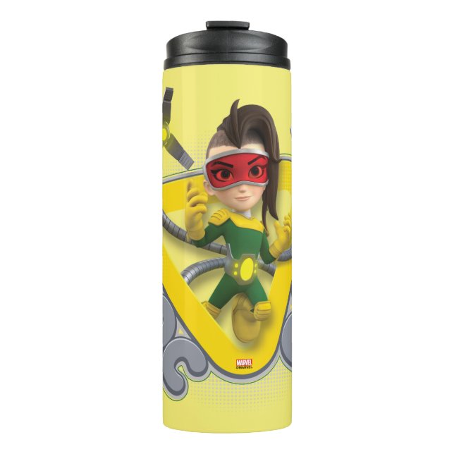 Doc Ock Character Badge Thermal Tumbler (Front)