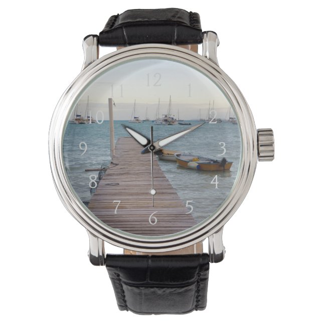 Dock and lobster pots watch (Front)