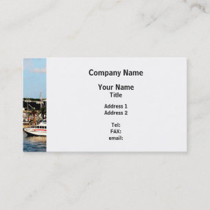 Dock at King's Wharf Bermuda Business Card