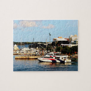Dock at King's Wharf Bermuda Jigsaw Puzzle