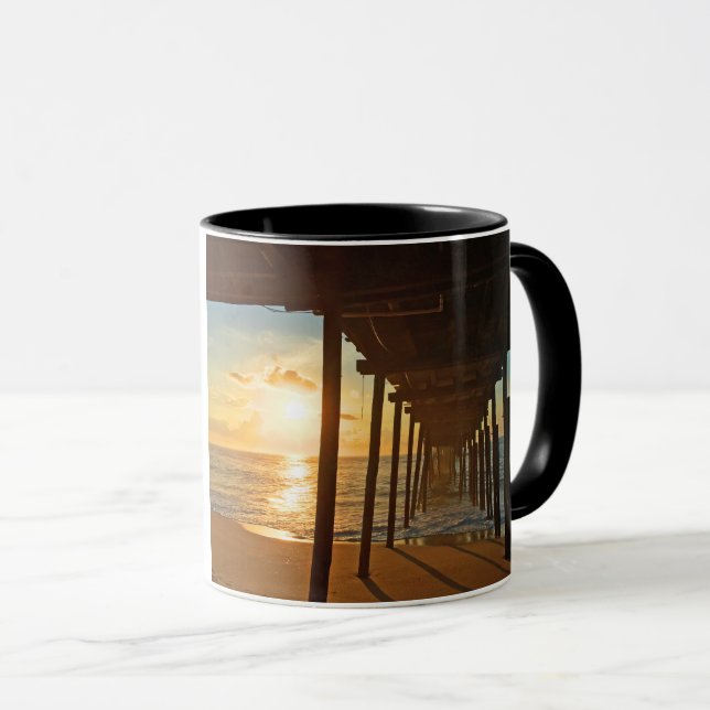 Dock At Sunrise Mug (Front Right)