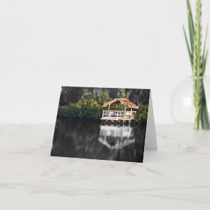 Dock Reflections note card