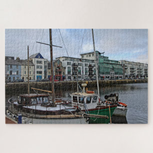 Dock Road, Galway Jigsaw Puzzle