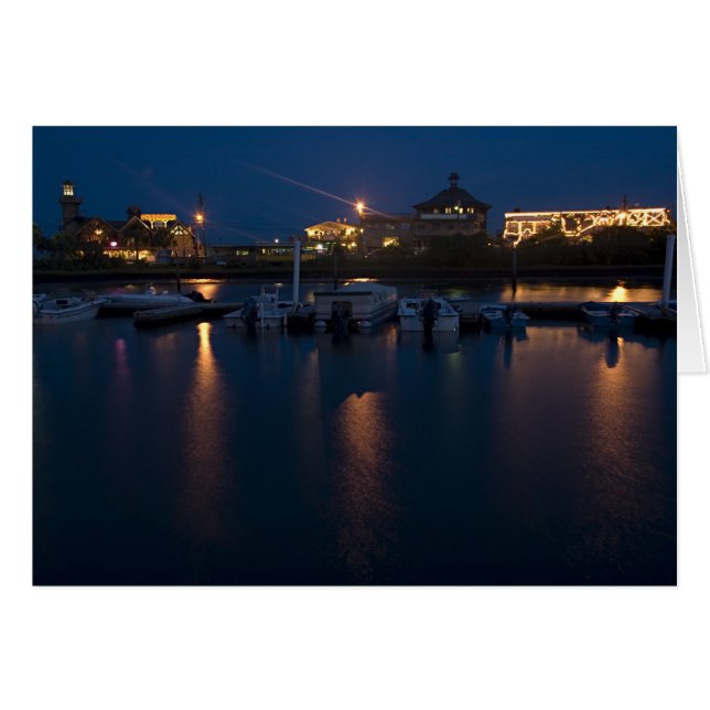 Dock Street, Cedar Key, Florida, at night (Front Horizontal)