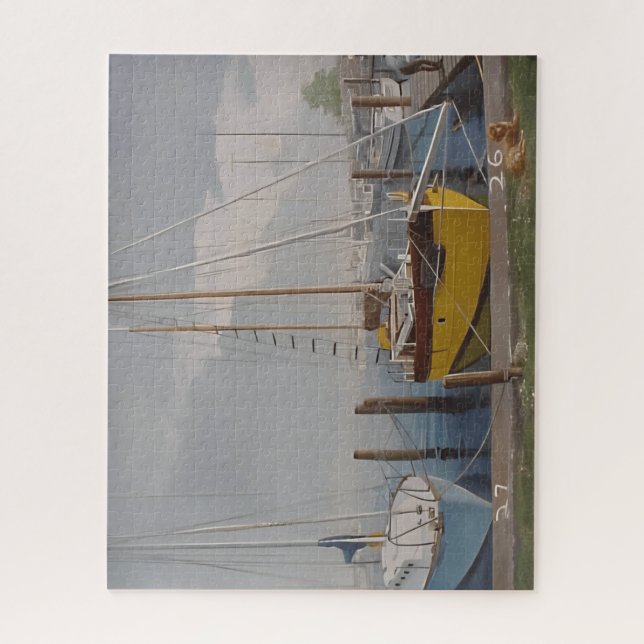Docked at the Bay Jigsaw Puzzle (Vertical)