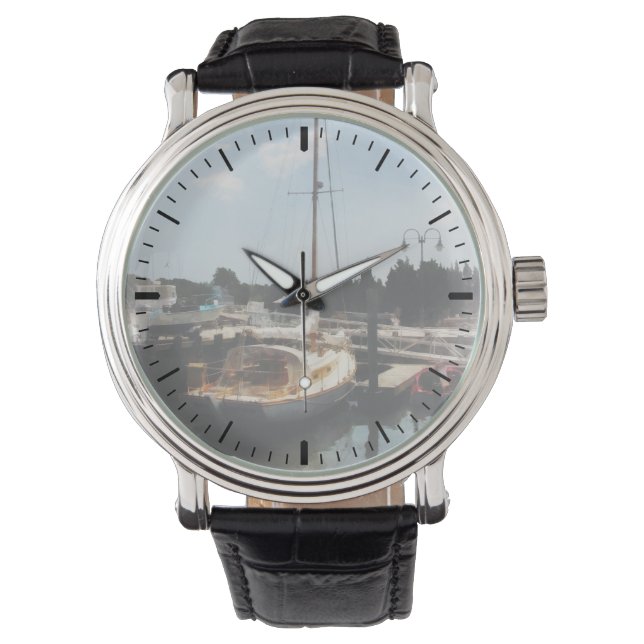 Docked Cabin Cruiser Watch (Front)