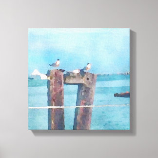 Dockside in Sausalito Canvas Print