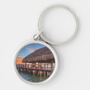 Dockside Sunrise Keychain